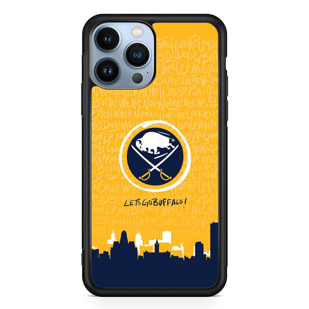 Lets Go Buffalo Sabres 2D Rubber Phone Case-Black-Oxvistore