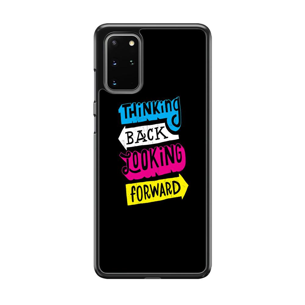 Life Impulse -Thinking Forward- Samsung Galaxy S20 Plus Case-Rubber Black (2D Case)-Oxvistore