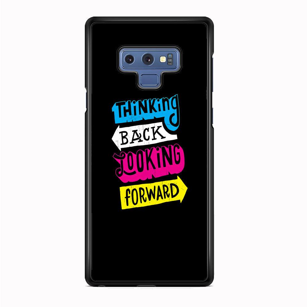 Life Impulse -Thinking Forward- Samsung Galaxy Note 9 Case-Rubber Black (2D Case)-Oxvistore