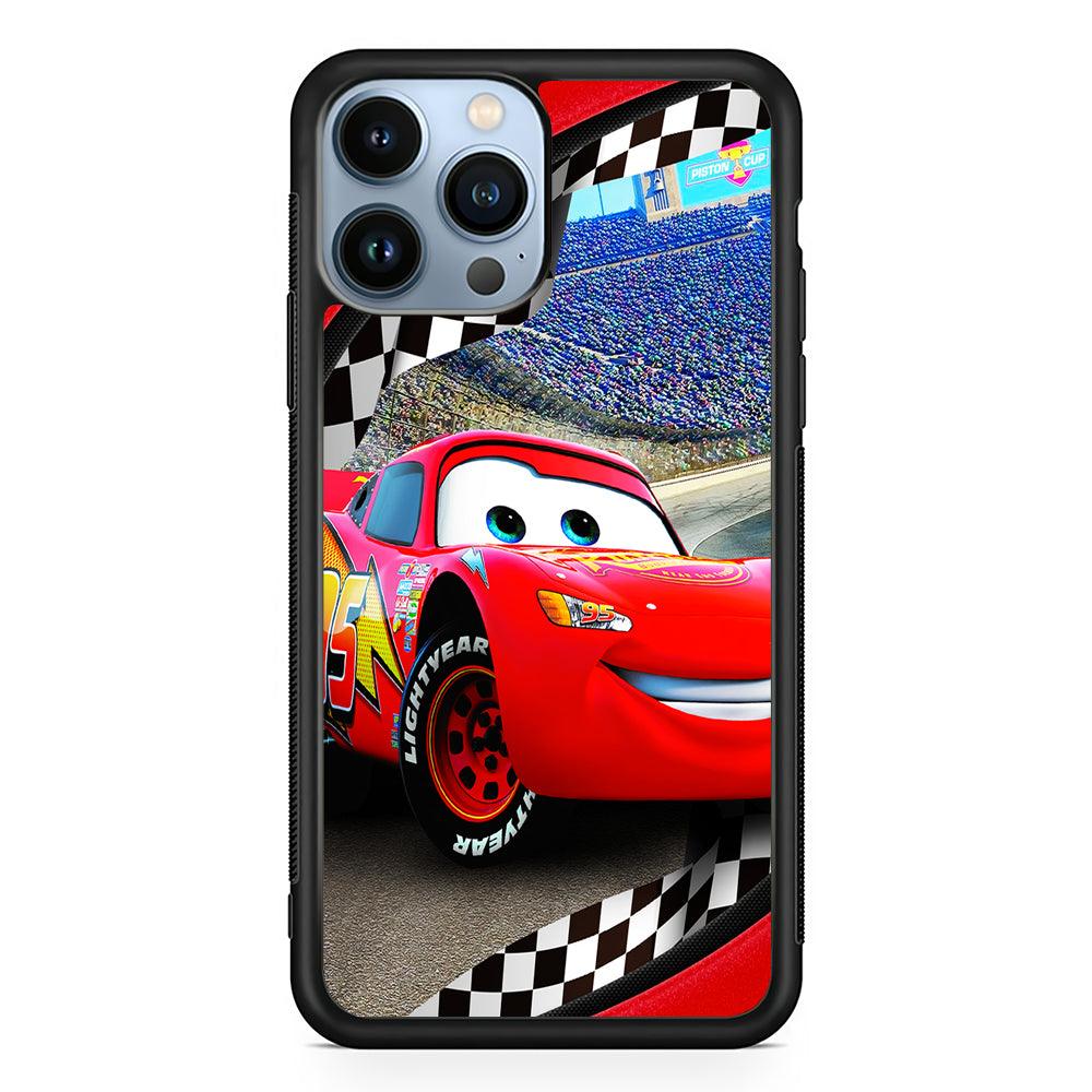 Lightning McQueen Pinata 2D Rubber Phone Case-Black-Oxvistore