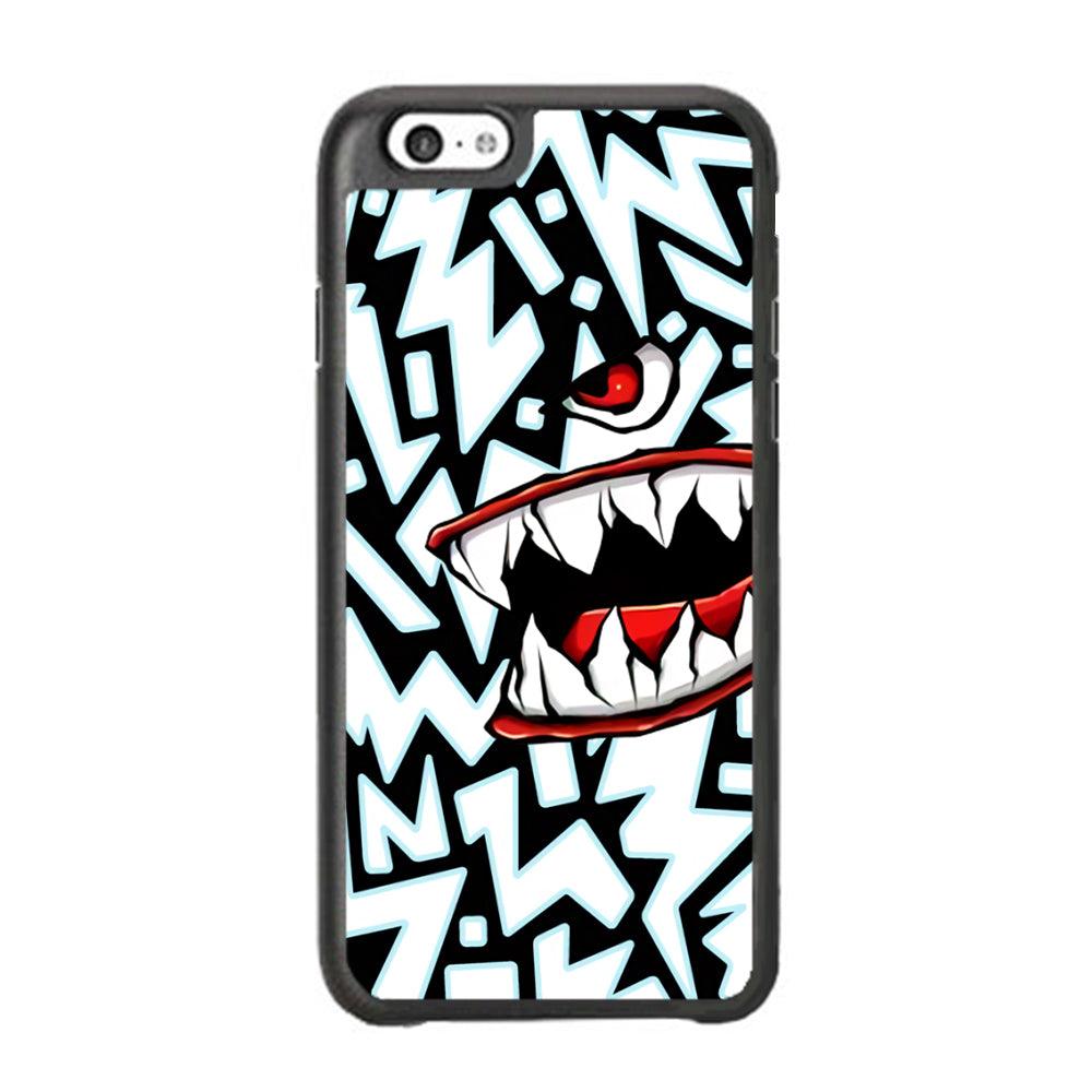 Lightning Shark iPhone 6 Plus | 6s Plus Case-Rubber Black (2D Case)-Oxvistore
