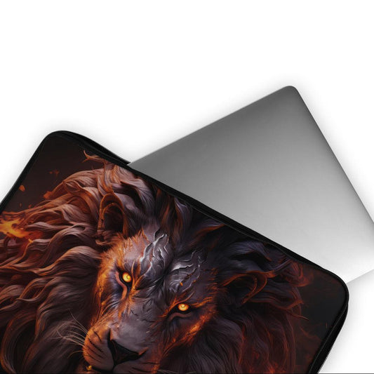 Lion Animal Art Laptop Sleeve Protective Cover-Oxvistore