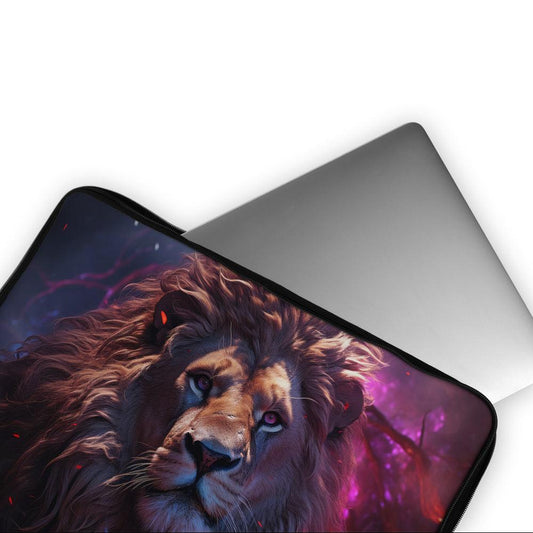 Lion Face Art Laptop Sleeve Protective Cover-Oxvistore
