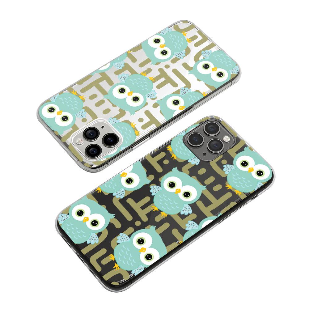 Little Owl Practicing Flying Clear Soft Case-Oxvistore