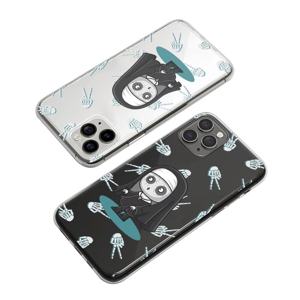 Little Valak Bring Peace Clear Soft Case-Oxvistore