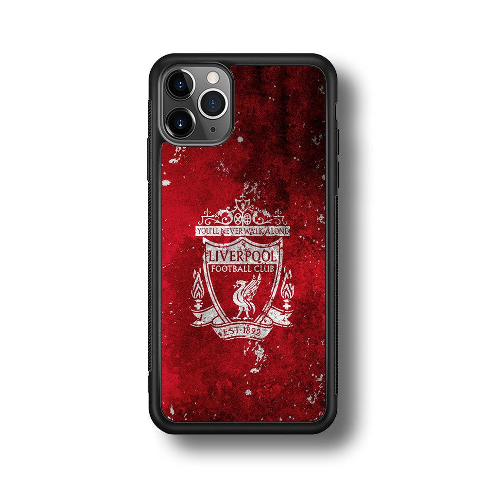 Liverpool Signature on The Wall iPhone 11 Pro Max Case-Rubber Black (2D Case)-Oxvistore