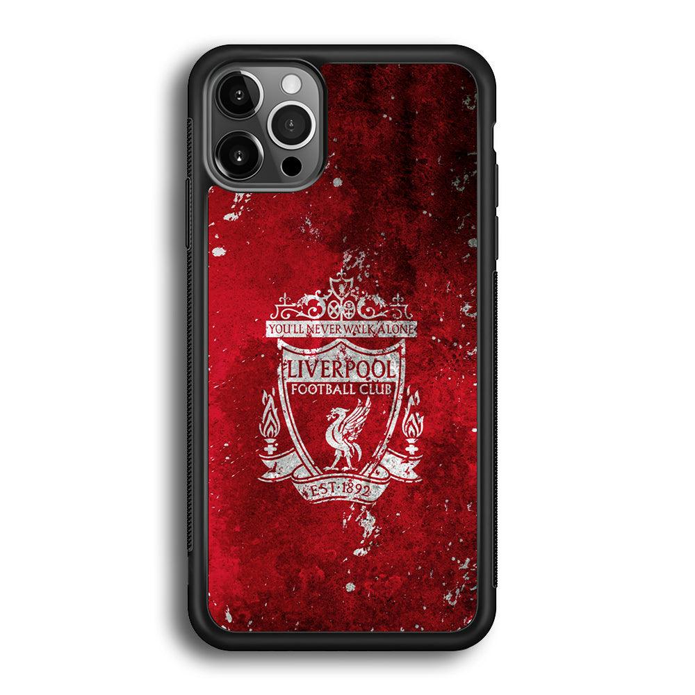 Liverpool Signature on The Wall iPhone 12 Pro Case-Rubber Black (2D Case)-Oxvistore