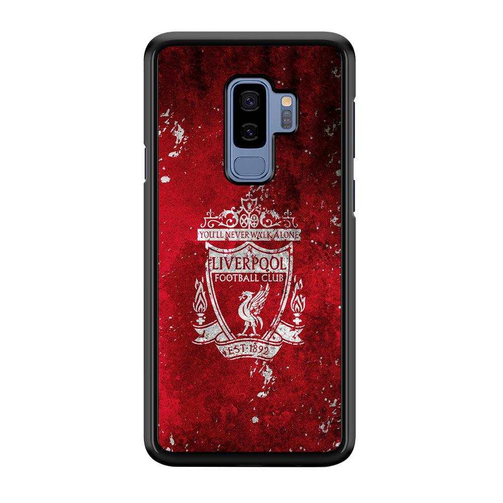 Liverpool Signature on The Wall Samsung Galaxy S9 Plus Case-Rubber Black (2D Case)-Oxvistore