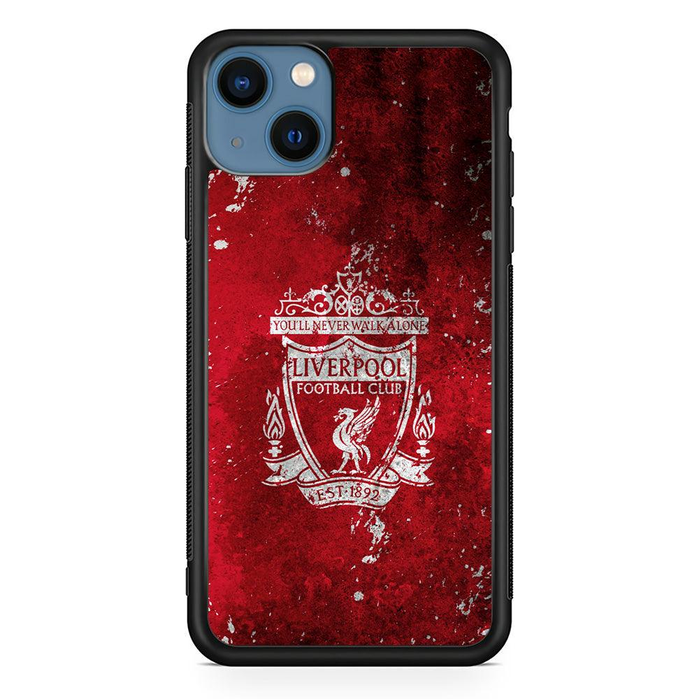 Liverpool Signature on The Wall iPhone 14 Plus Case-Rubber Black (2D Case)-Oxvistore