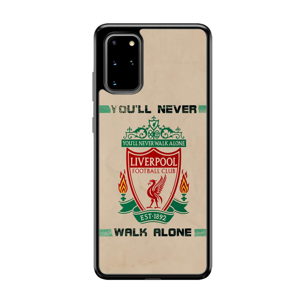 Liverpool Vintage Paper Poster Samsung Galaxy S20 Plus Case-Rubber Black (2D Case)-Oxvistore
