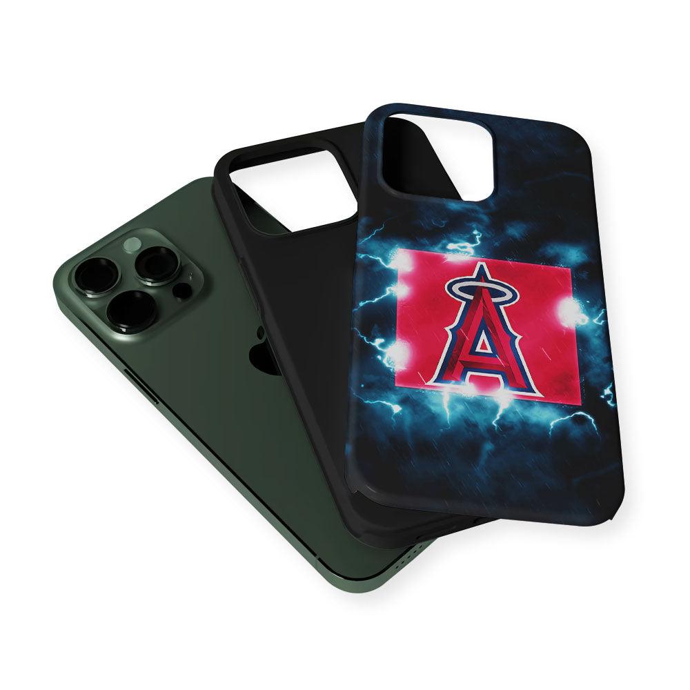 Los Angeles Angels Abstract 2 in 1 Tough Phone Case-Oxvistore