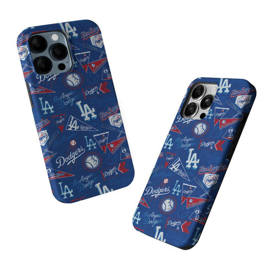 Los Angeles Dodgers Retro 2 in 1 Tough Phone Case-Oxvistore