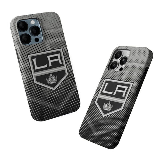 Los Angeles Kings Dot 2 in 1 Tough Phone Case-Oxvistore