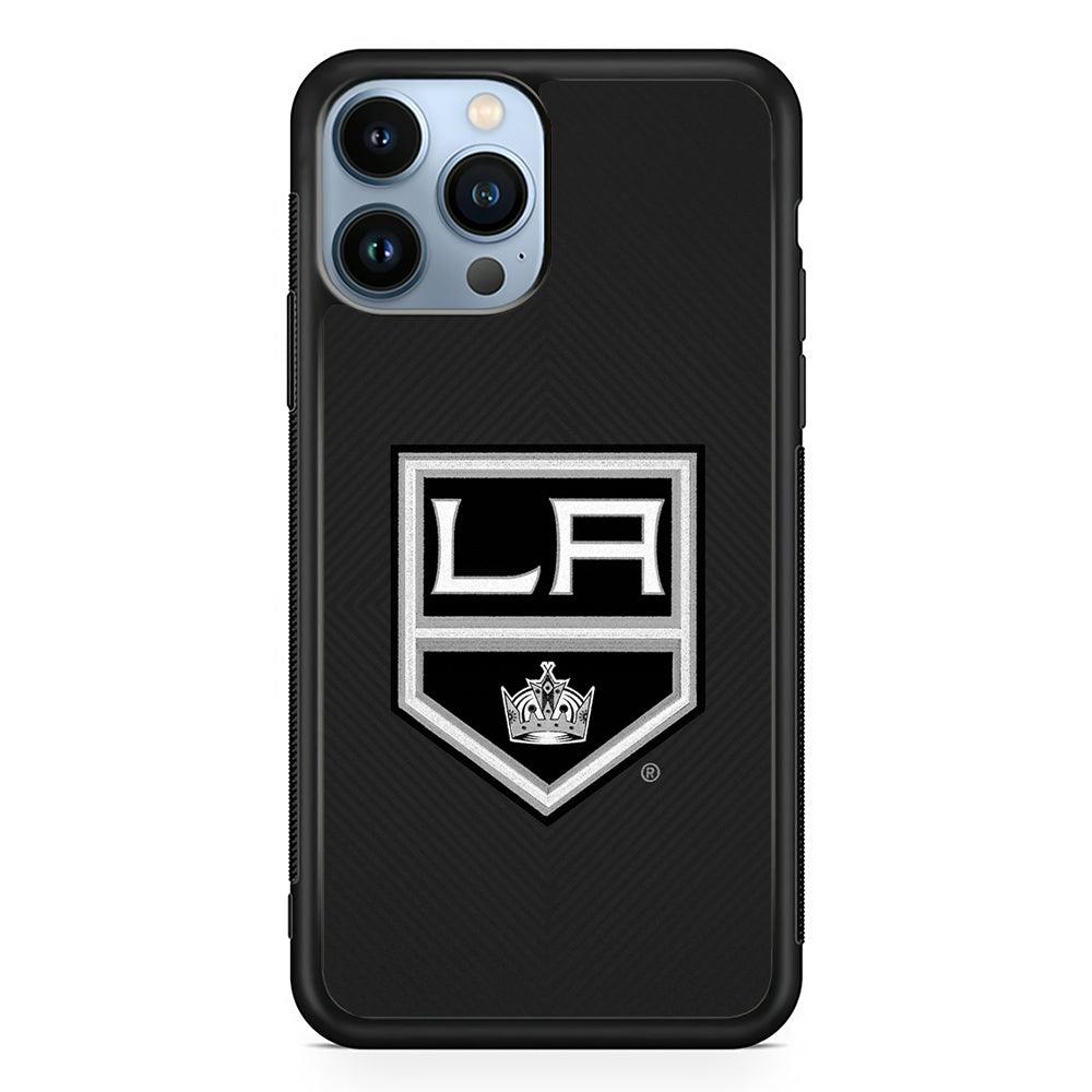 Los Angeles Kings Logo 2D Rubber Phone Case-Black-Oxvistore