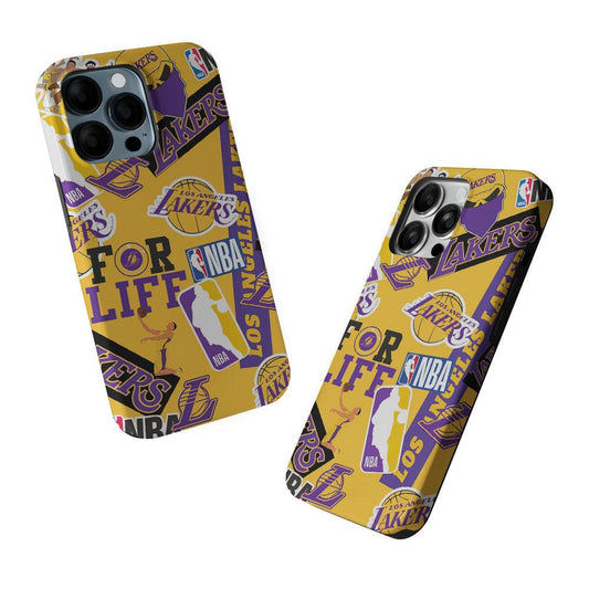 Los Angeles Lakers Aesthetic 2 in 1 Tough Phone Case-Oxvistore