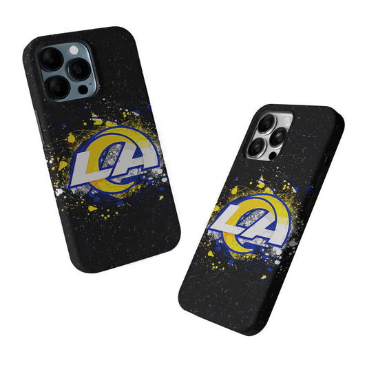 Los Angeles Rams Abstract 2 in 1 Tough Phone Case-Oxvistore