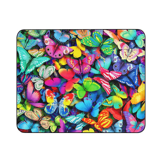 Lots of Colorful Butterflies Mouse Pads | Custom Mouse Pad with Non-Slip Rubber Base