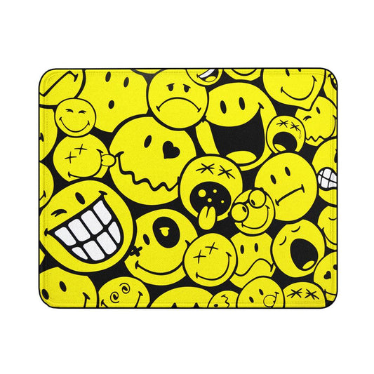 Lots of Emojis Face Mouse Pads | Custom Mouse Pad with Non-Slip Rubber Base
