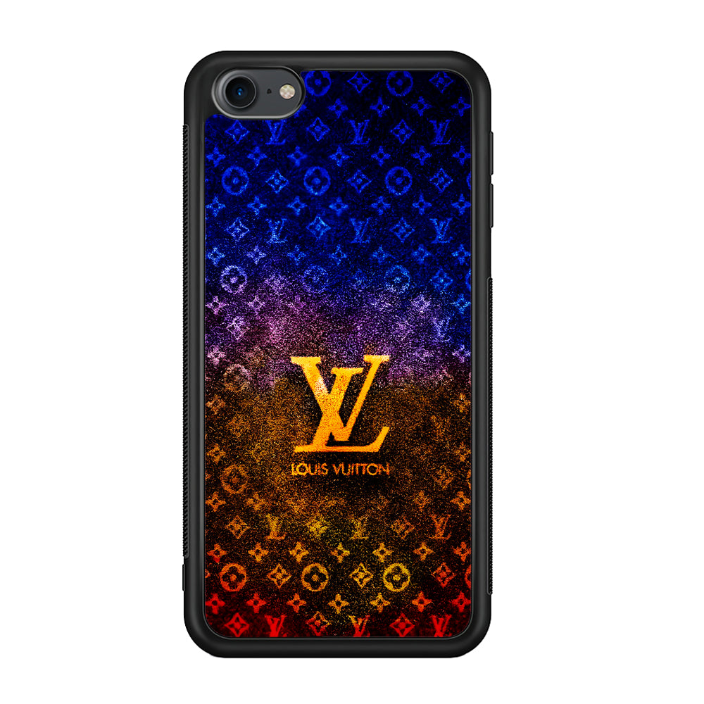 Louis Vuitton Abstract Colorful iPod Touch 6 Case-Rubber White (2D Case)-Oxvistore