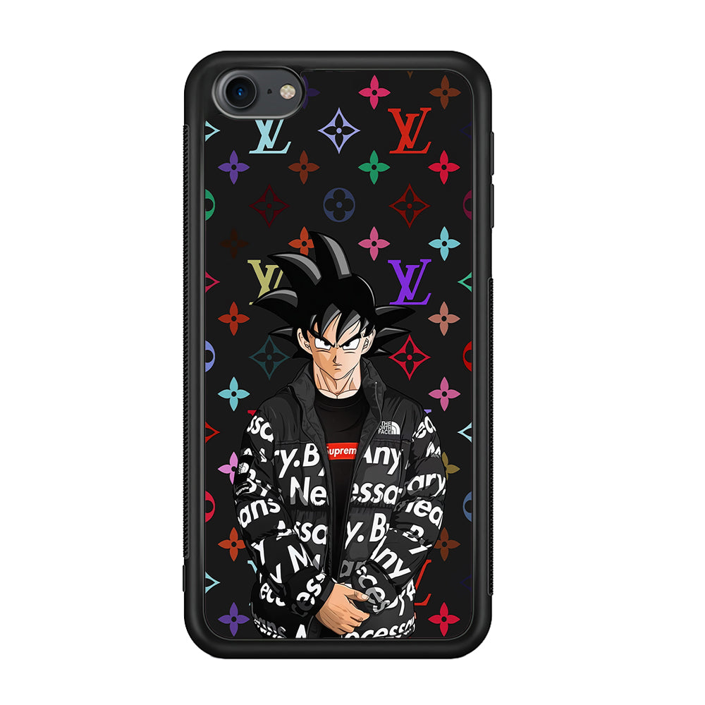 Louis Vuitton Goku Hypebeast iPod Touch 6 Case-Rubber Black (2D Case)-Oxvistore
