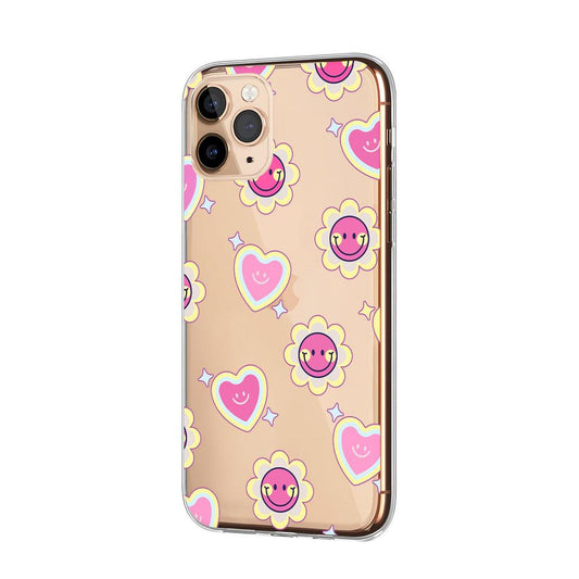 Love Blooms Through a Smile Clear Soft Case-Oxvistore