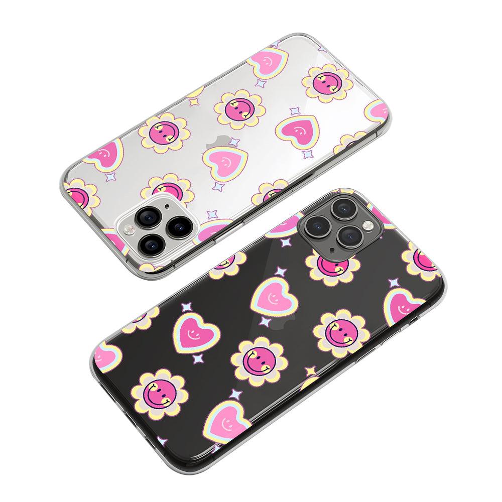 Love Blooms Through a Smile Clear Soft Case-Oxvistore