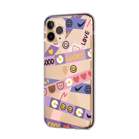 Lucky Good Love on Tape Clear Soft Case-Oxvistore