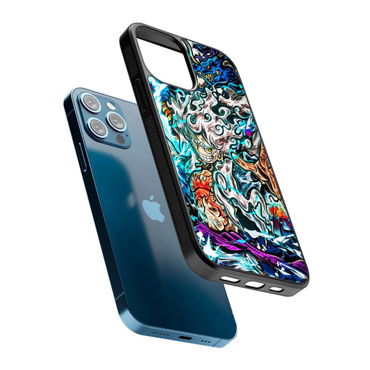 Luffy Gear 5 VS Kaido 2D Rubber Phone Case-Oxvistore