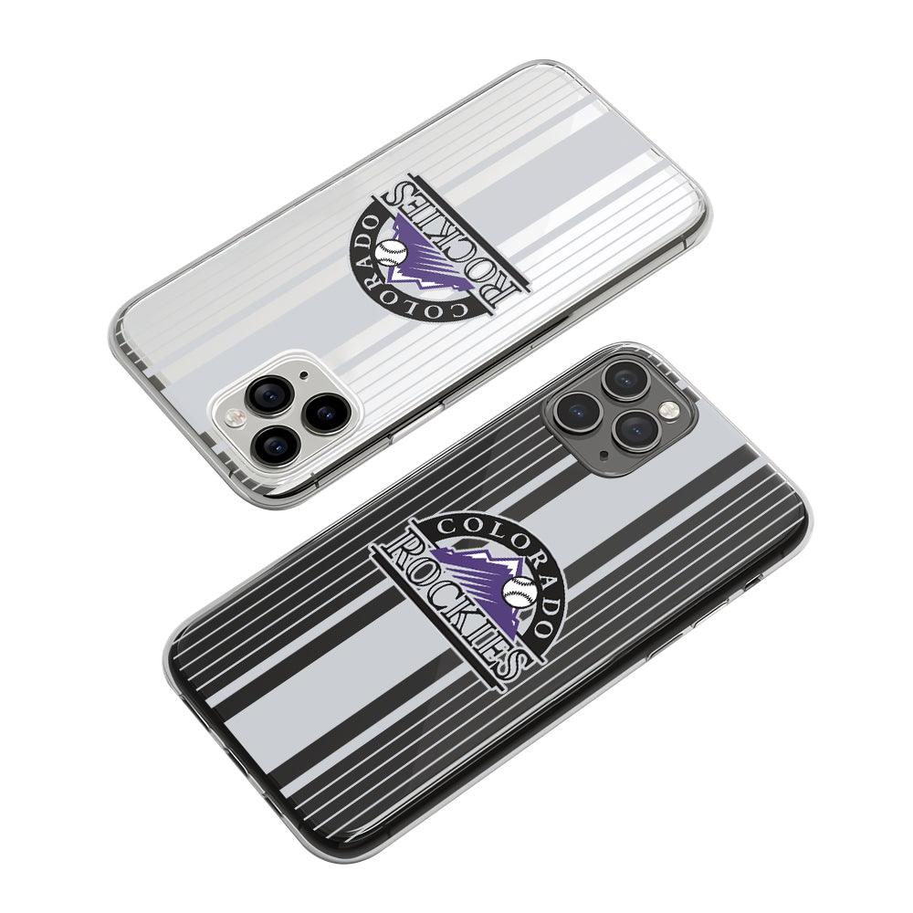 MLB Colorado Rockies The Purple Mount Clear Soft Case-Oxvistore