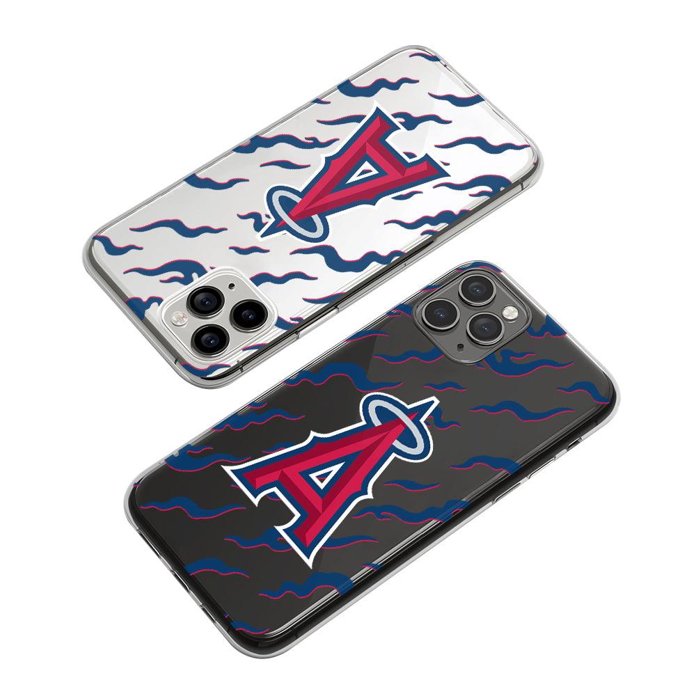 MLB Los Angeles Angels The Falling Clouds Clear Soft Case-Oxvistore