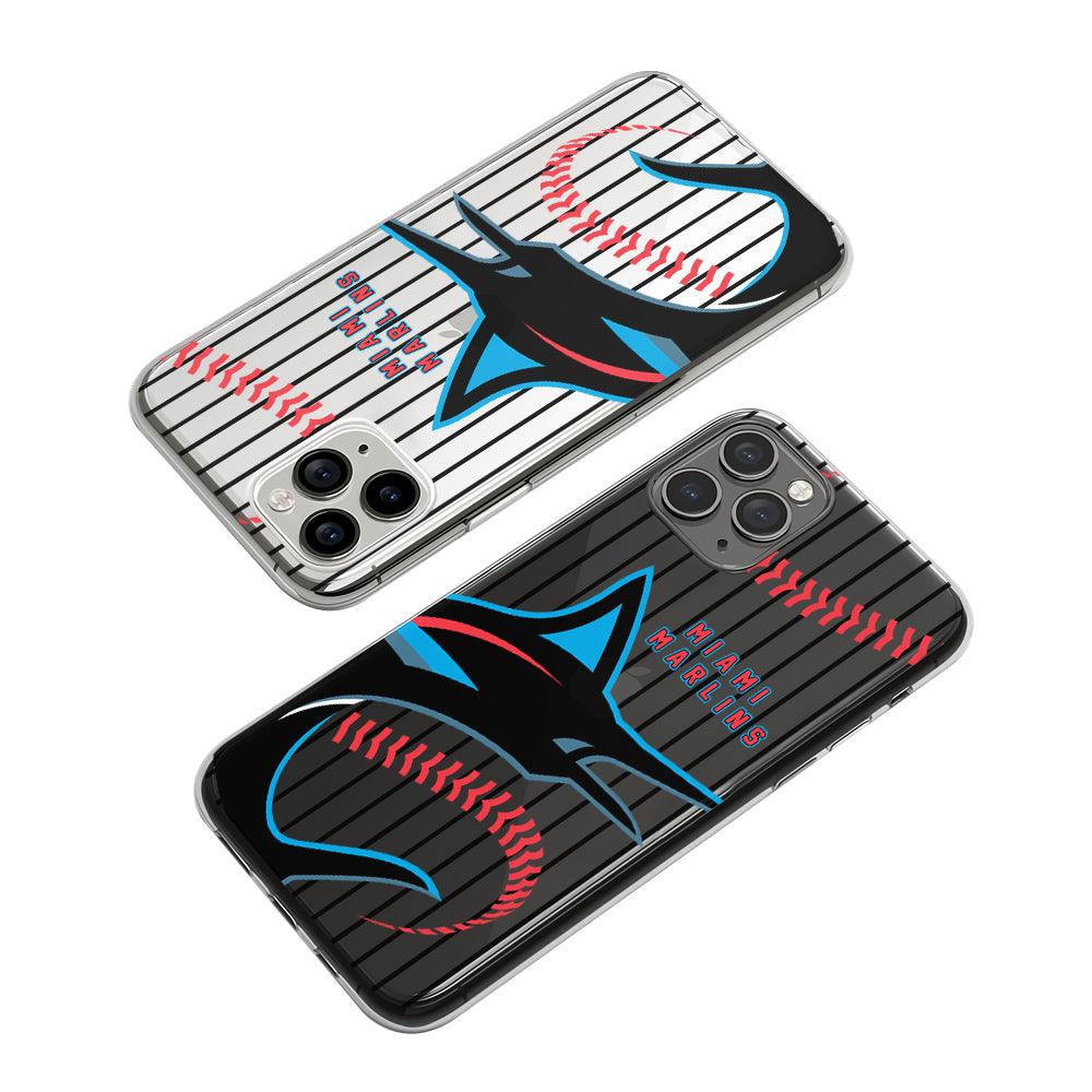 MLB Miami Marlins Fly Through the Air Clear Soft Case-Oxvistore