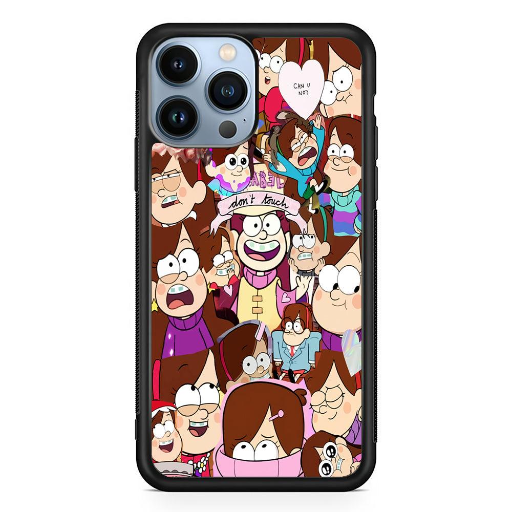 Mabel Gravity Falls Collection 2D Rubber Phone Case-Black-Oxvistore