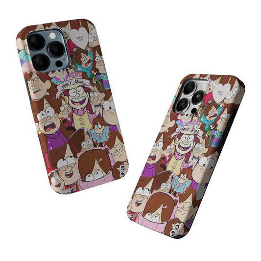 Mabel Gravity Falls Collection 2 in 1 Tough Phone Case-Oxvistore