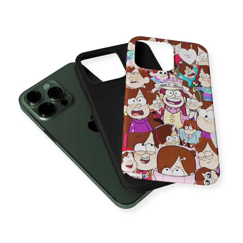 Mabel Gravity Falls Collection 2 in 1 Tough Phone Case-Oxvistore