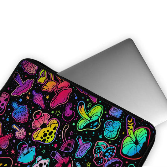 Magic Mushrooms Trippy Laptop Sleeve Protective Cover-Oxvistore