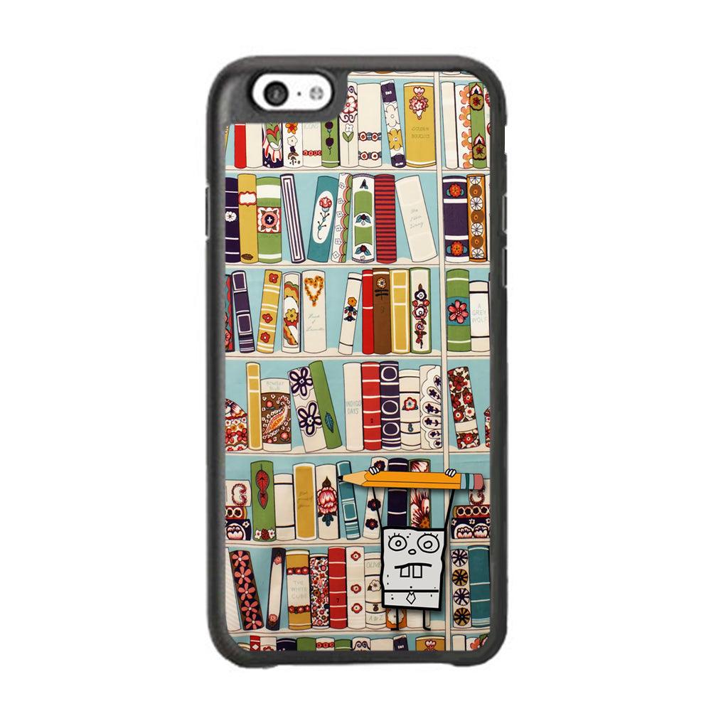 Magic Paper on Bookshelf iPhone 6 Plus | 6s Plus Case-Tempered Glass Case-Oxvistore
