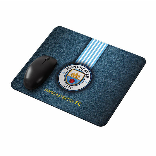 Manchester City Logo Blue Mouse Pads-Oxvistore