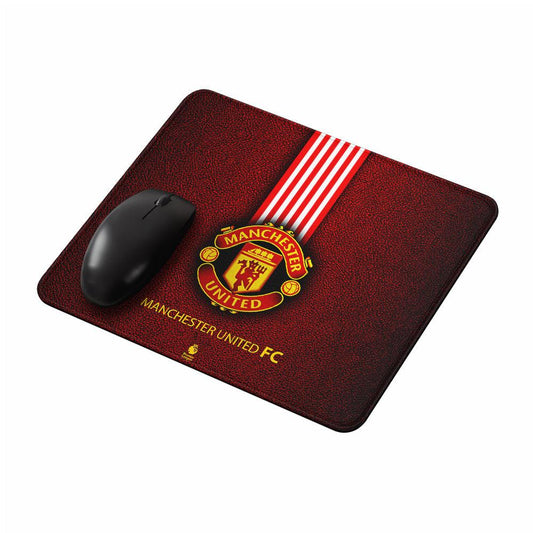 Manchester United Logo Red Mouse Pads-Oxvistore