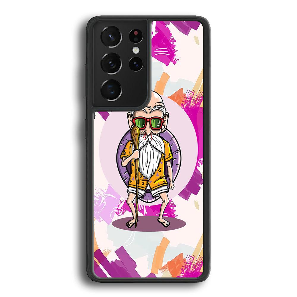 Master Roshi Old Purple Samsung Galaxy S23 Ultra Case-3D Case-Oxvistore