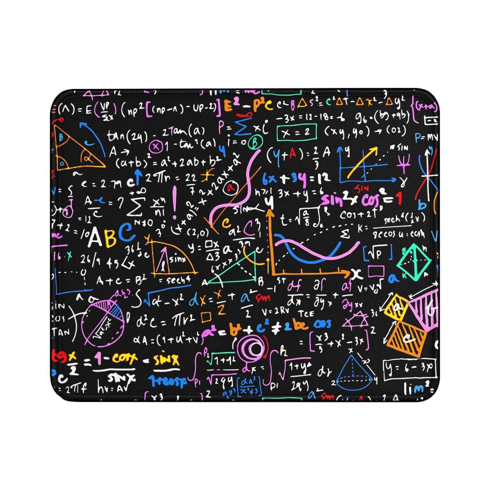 Mathematics Formula Pattern Mouse Pads | Custom Mouse Pad with Non-Slip Rubber Base