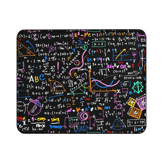 Mathematics Formula Pattern Mouse Pads | Custom Mouse Pad with Non-Slip Rubber Base