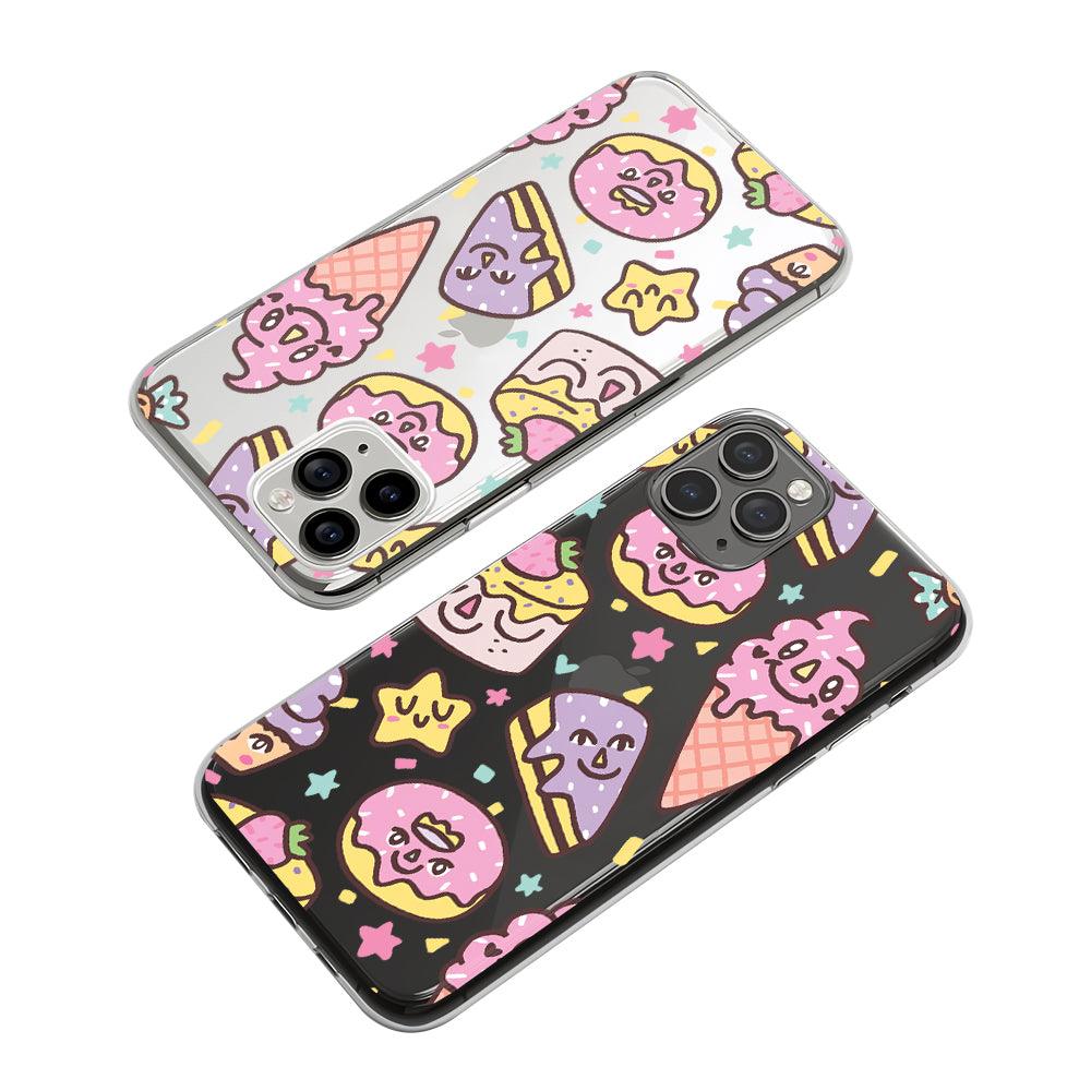 Melting Creamy Cake Clear Soft Case-Oxvistore