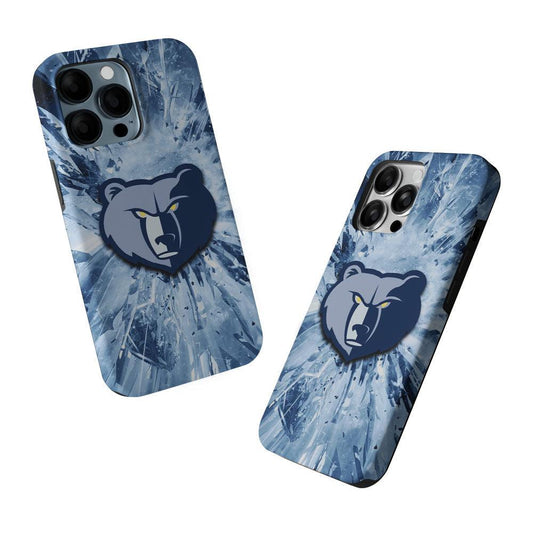 Memphis Grizzlies Crystal 2 in 1 Tough Phone Case-Oxvistore