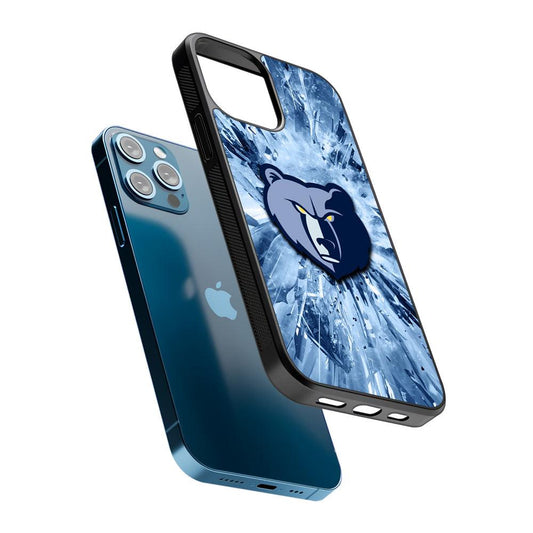 Memphis Grizzlies Crystal 2D Rubber Phone Case-Oxvistore