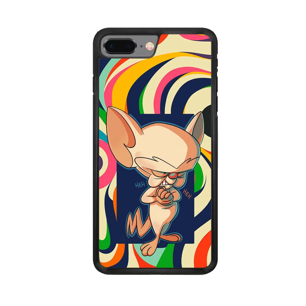 Mice Glance for The Enemy's iPhone 8 Plus Case-Rubber White (2D Case)-Oxvistore
