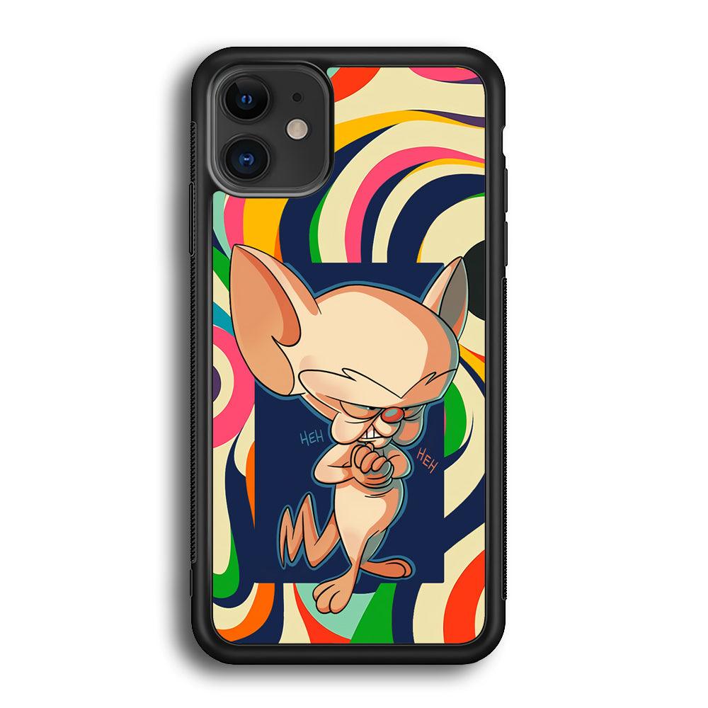 Mice Glance for The Enemy's iPhone 12 Case-Rubber White (2D Case)-Oxvistore