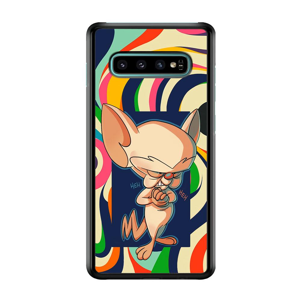 Mice Glance for The Enemy's Samsung Galaxy S10 Case-Rubber White (2D Case)-Oxvistore