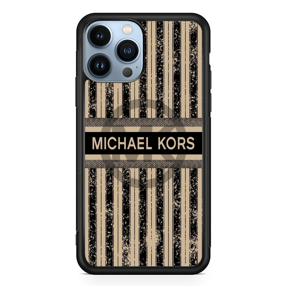 Michael Kors Luxury Art 2D Rubber Phone Case-Black-Oxvistore