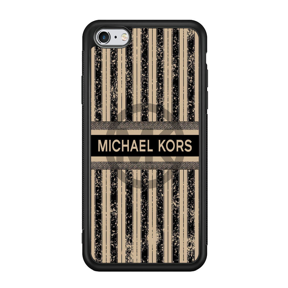 Michael Kors Luxury Art iPhone 6 | 6s Case-Rubber Black (2D Case)-Oxvistore