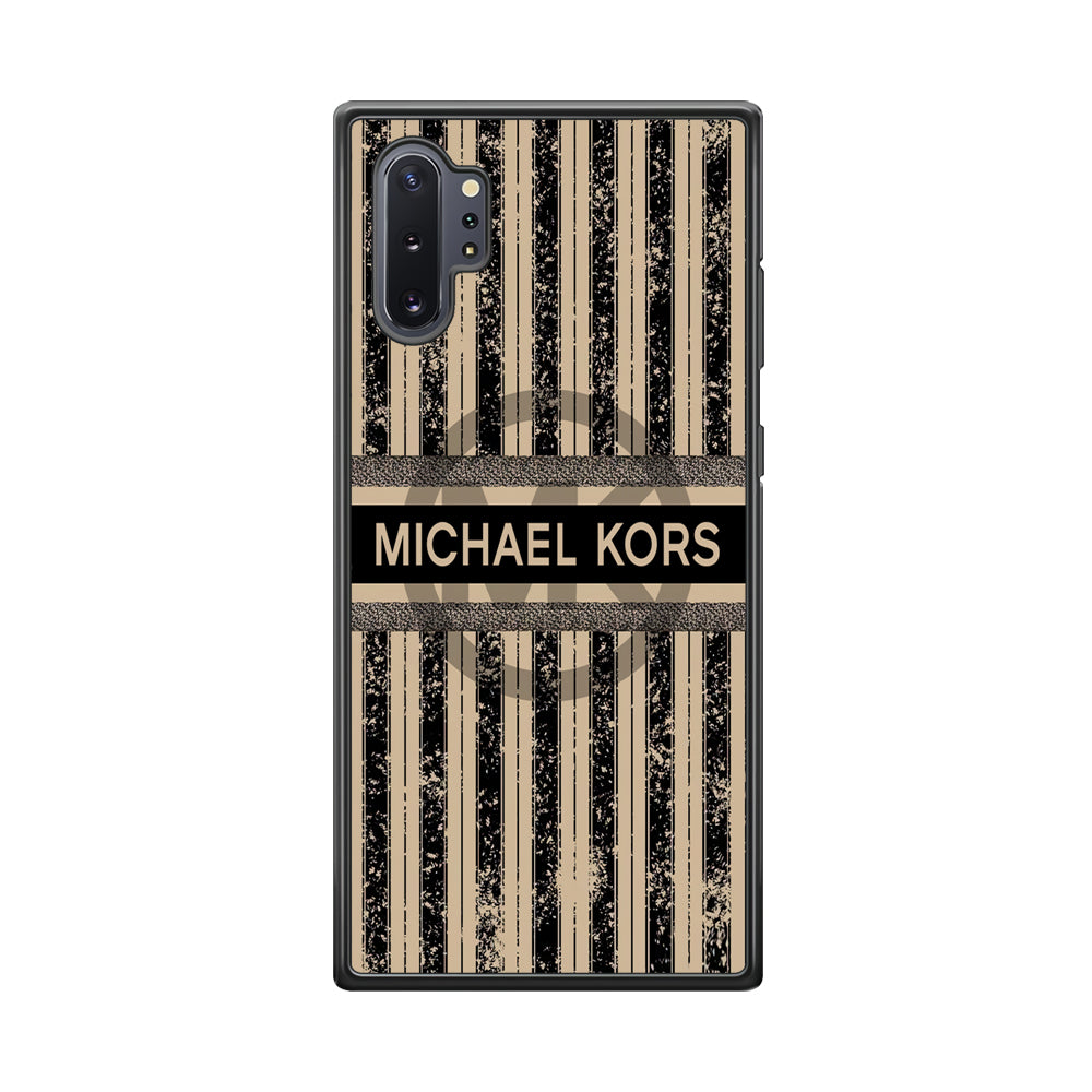 Michael Kors Luxury Art Samsung Galaxy Note 10 Plus Case-Rubber Black (2D Case)-Oxvistore